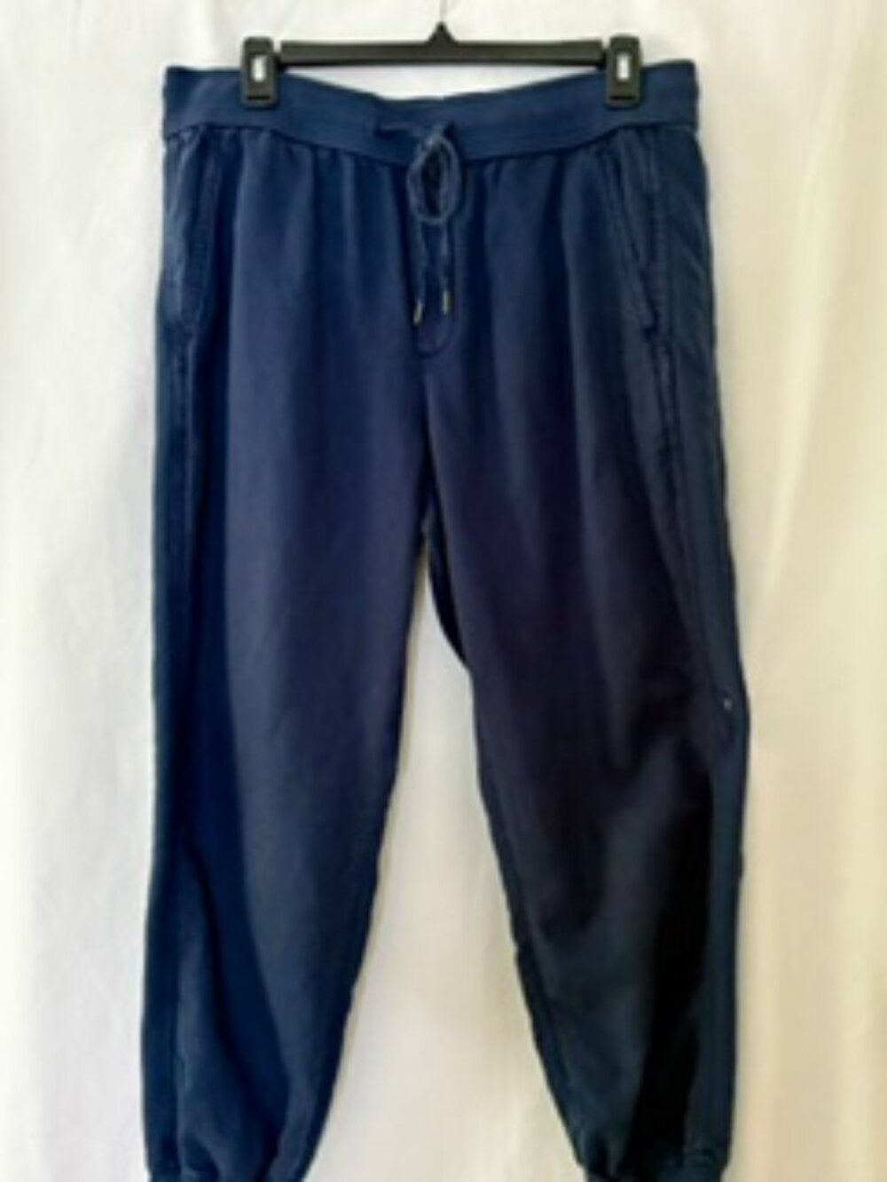 GAP Women's Drawstring Utility Jogger Pants Navy Size Medium